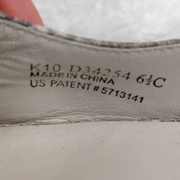 Cole Haan Nikeair Animal Print Leather Sandals - Picture 6 of 8